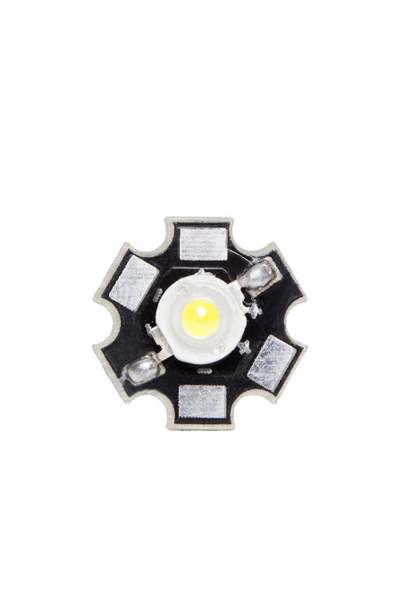 LED High Power 1W 120Lm 6000ºK 35X35 Disipador 50.000H [CH-LED-1W-35MIL-D-CW]