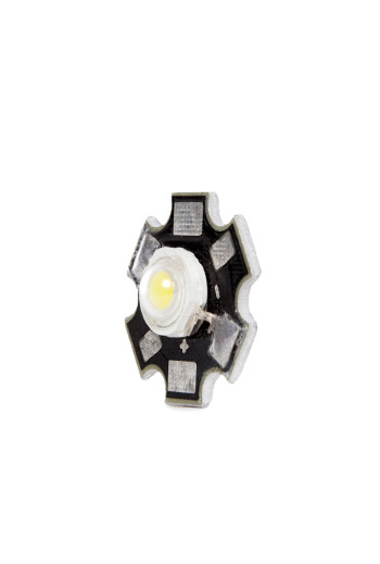 LED High Power 3W 220Lm 6000ºK 45X45 Disipador 50.000H [CH-LED-3W-45MIL-D-CW]