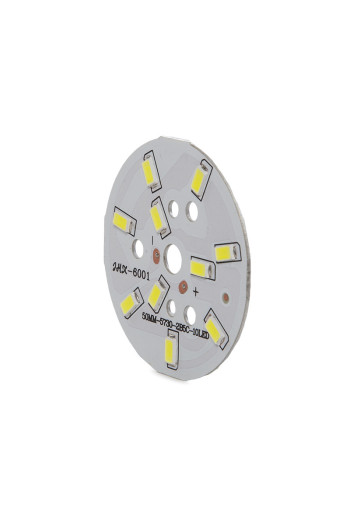 Módulo 5W 500Lm 6000ºK 10 LEDs Ø50Mm 50.000H [CH-PCBA5W-CW]