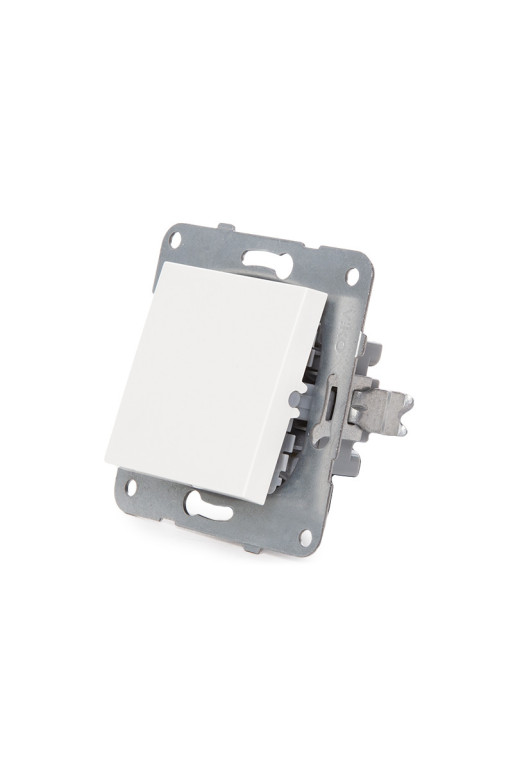 Interruptor Panasonic Karre 10A 250V/Bastidor Metálico con Garras/Tecla Blanca