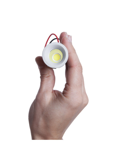 Luz LED Empotrable 2W 180Lm 6000ºK \"Angela\" Circular Ø36Mm 30.000H [JN-S003-C-CW]