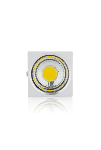 Foco Downlight LED de  Superficie 3W 252.2Lm 3000ºK Cuadrado 30.000H [BF-MZ3002-3W-W-R-WW]