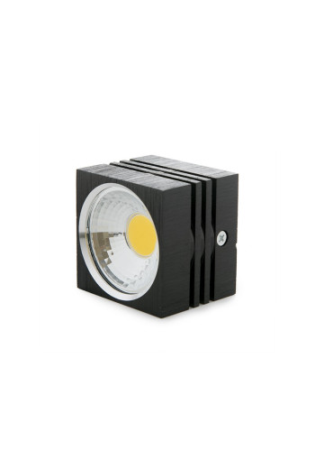 Foco Downlight LED de  Superficie 3W 252.2Lm 3000ºK Cuadrado 30.000H [BF-MZ3002-3W-B-R-WW]