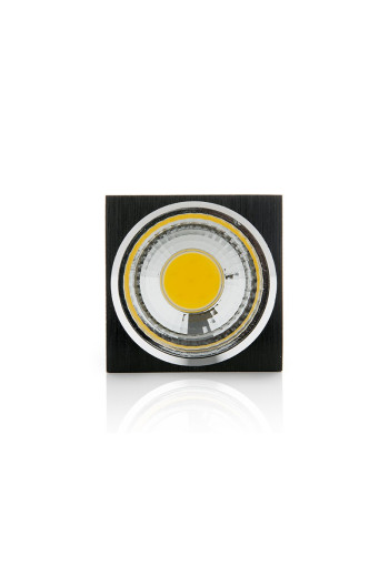 Foco Downlight LED de  Superficie 3W 252.2Lm 3000ºK Cuadrado 30.000H [BF-MZ3002-3W-B-R-WW]