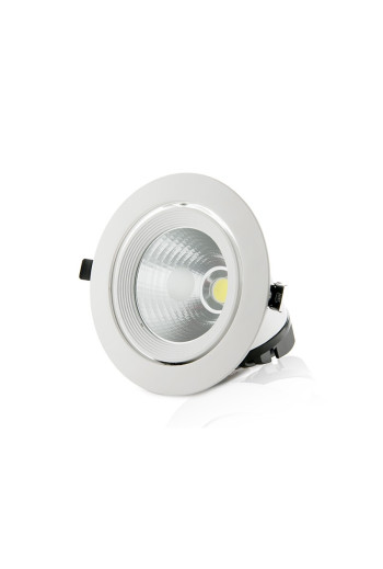 Foco Downlight LED 40W 3.200Lm 6000ºK Circular Orientable 30.000H [HO-COB-OR-40W-CW]