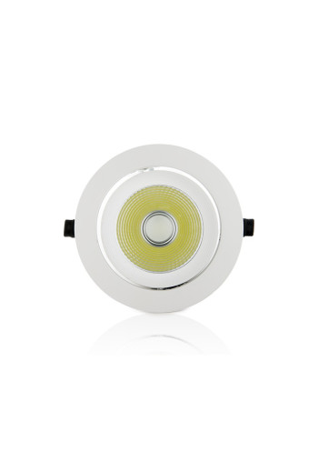 Foco Downlight LED 40W 3.200Lm 6000ºK Circular Orientable 30.000H [HO-COB-OR-40W-CW]