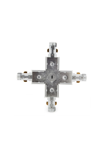 Conector X Carril Bifásico Blanco