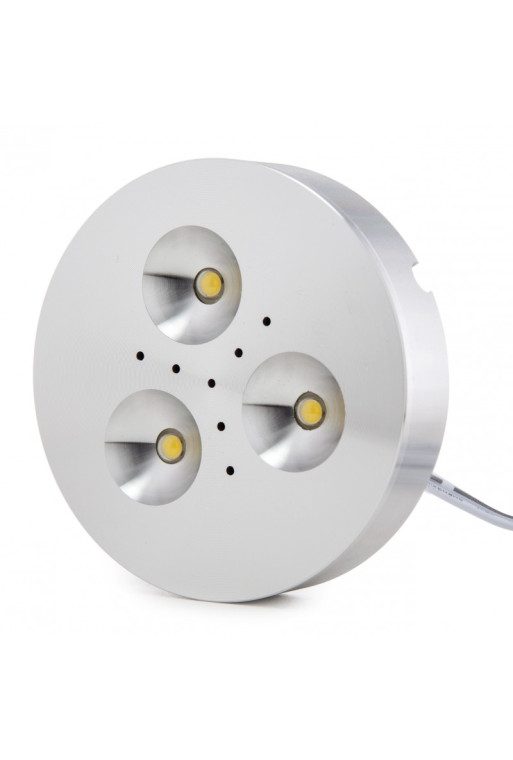 Mini Plafón LED 3.5W 255Lm 4200ºK Superficie Muebles 30.000H [KD-CL7015L-3.5W-W]