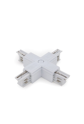 Conector + Carril Trifásico Blanco