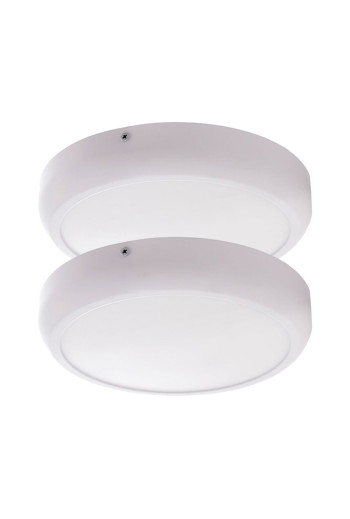 Pack 2 Plafónes LED 18W 1440Lm 6000ºK Superficie 30.000H [GR-RDMZ01-18W-CW-PK2-AP]