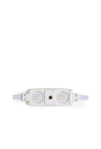 Módulo 1.2W 70Lm 6000ºK 2 LEDs PRO 5630 Inyectado IP67 Óptica 50.000H [RA-BL-5630W02-LENS-R-CW]