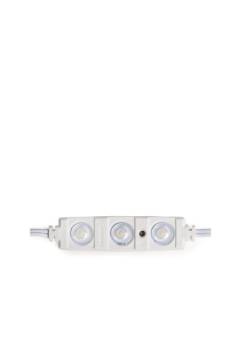 Módulo 1.3W 130Lm 6000ºK 3 LEDs PRO 5630 Inyectado IP67 Óptica 50.000H [RA-BL-5630W03-LENS-R-CW]