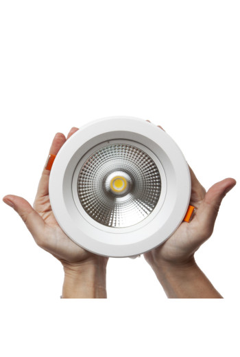 Foco Downlight Circular LED 15W 1.500Lm 6000ºK Anti-Deslumbrante UGR19 30.000H [HO-DL-AD-COB-15W-CW]