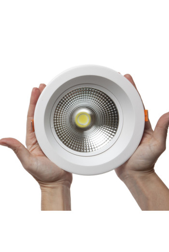 Foco Downlight Circular LED 18W 1.800Lm 6000ºK Anti-Deslumbrante UGR19 30.000H [HO-DL-AD-COB-18W-CW]