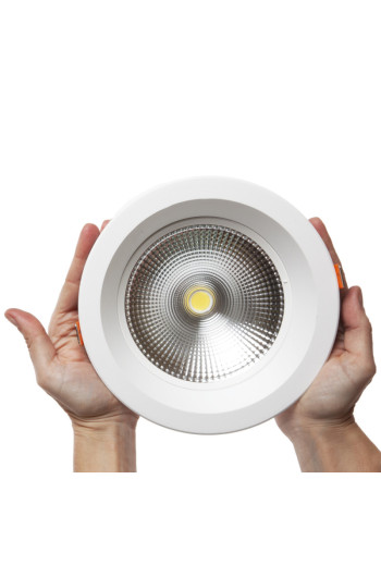 Foco Downlight Circular LED 20W 2.000Lm 6000ºK Anti-Deslumbrante UGR19 30.000H [HO-DL-AD-COB-20W-CW]