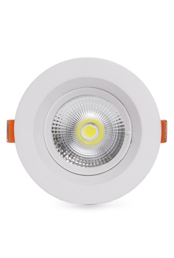 Foco Downlight Circular LED 9W 900Lm 6000ºK Anti-Deslumbrante UGR19 30.000H [HO-DL-AD-COB-9W-CW]