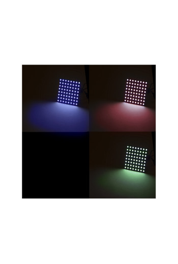 Pantalla Pixel LED 8X8Cm 64 Pîxels 5VDC 19,5W IP30 RGB