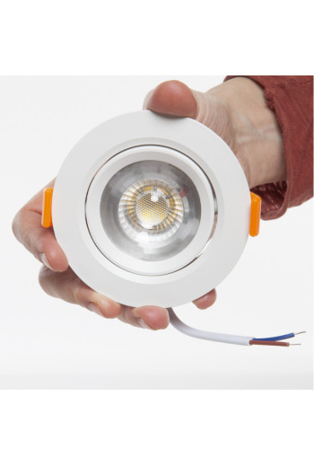 Foco Downlight Circular LED 7W 630Lm 6000ºK 30.000H [LM-4203-CW]