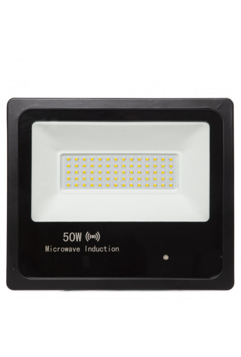 Foco Proyector LED 50W 6.000Lm 6000ºK IP65 Detector Movimiento Integrado 30.000H [1916-NS-HVFL50W-L-CW]