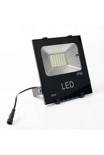 Foco Proyector LED 10W 1.000Lm 6000ºK Solar Sensor 10W + Control Remoto Panel 6V/6W 30.000H [PL-626001-CW]