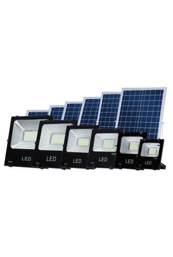 Foco Proyector LED 10W 1.000Lm 6000ºK Solar Sensor 10W + Control Remoto Panel 6V/6W 30.000H [PL-626001-CW]