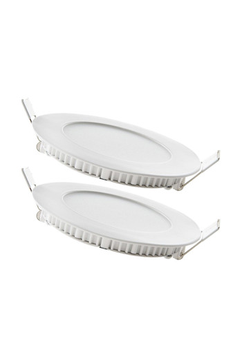 Pack 2 Placas LED 6W 400Lm 4200ºK Circular 30.000H [JL-GP-LZ-1-W-PK2-AP]