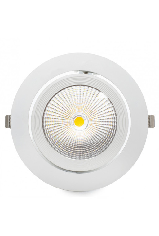 Foco Downlight LED 30W  3000Lm 4200ºK Orientable UGR19 50.000H [JW-30W-G-W]