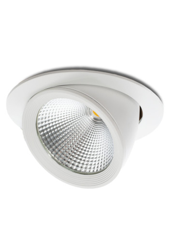 Foco Downlight LED 30W  3000Lm 4200ºK Orientable UGR19 50.000H [JW-30W-G-W]