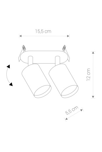 Lámpara de Techo \"Eye\" [MIM-9395]