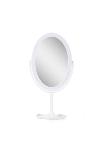 Espejo Iluminado Maquillaje LED 4200ºK Ø14,5Cm Recargable-Regulable Blanco 30.000H [SUN-ESLED-02-W]