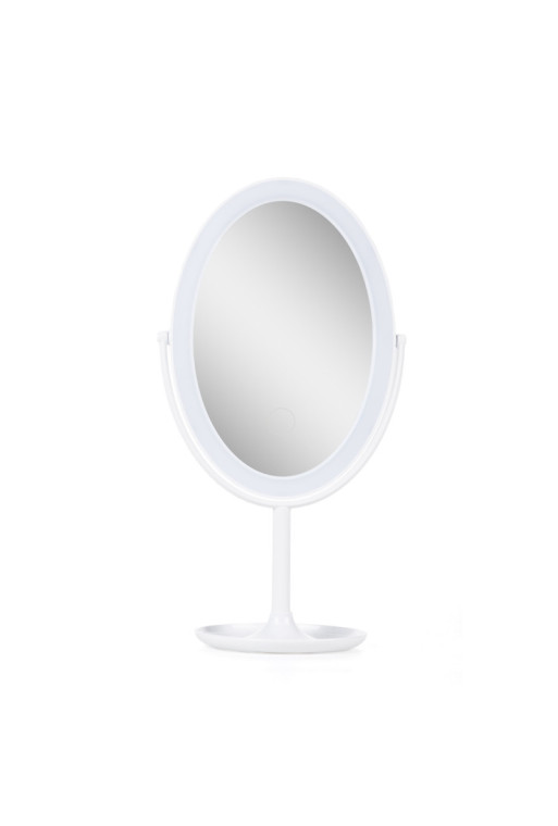 Espejo Iluminado Maquillaje LED 4200ºK Ø14,5Cm Recargable-Regulable Blanco 30.000H [SUN-ESLED-02-W]