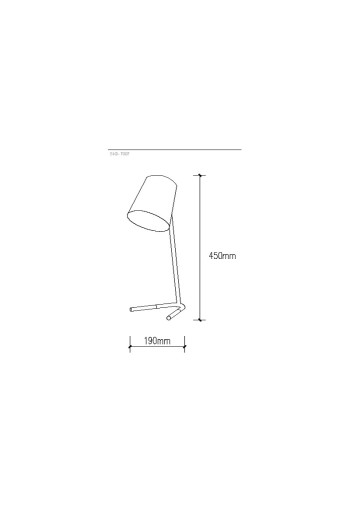 Lámpara de Mesa \"Kaitlyn\"  [SKD-T007-B]