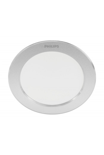 Pack 3 Downlight LED Philips \"Diamond Cut\" Circular 3,5W 300Lm Plata 2700K [PH-929002515233]