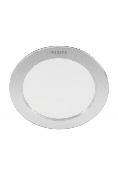 Pack 3 Downlight LED Philips \"Diamond Cut\" Circular 3,5W 300Lm Plata 2700K [PH-929002515233]