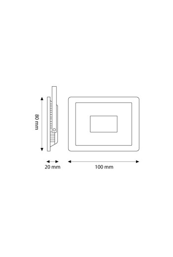 Foco Proyector LED 10W 800Lm 6000ºK IP66 Regulable 50.000H [LM-6001-CW]