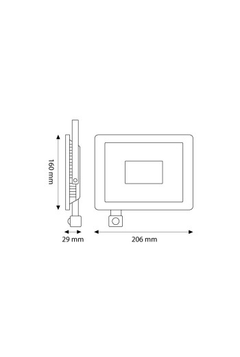 Foco Proyector LED 30W 2.400Lm 6000ºK IP66 Regulable 50.000H [LM-6004-CW]