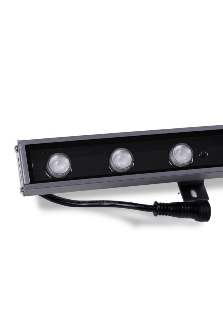 Bañador de Pared LED 18W 1.166,4Lm 3000ºK IP67 RGB 24VDC 30.000H [WR-WWDMX18W]