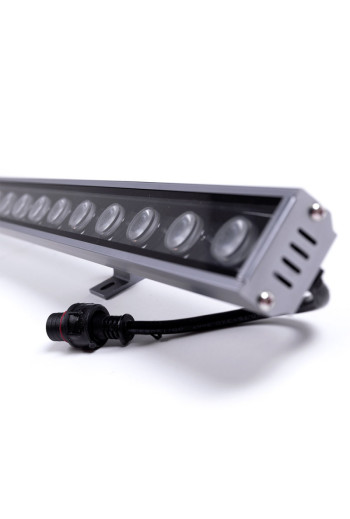 Bañador de Pared LED 24W 1.555,2Lm 3000ºK IP67 RGB 24VDC 30.000H [WR-WWDMX24W]