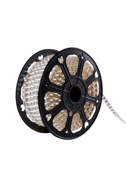 Tira de 120 LEDs/M 500W 1.000Lm 6000ºK SMD5050 220VAC IP65 x50M 30.000H [GR220/120/50M-CW]