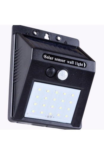 Aplique LED 6000ºK Solar IP65 Sensor 30.000H [WR-SW5050-PIR]