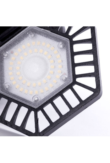 Campana LED E27 60W 6.000Lm 6000ºK Plegable 30.000H [WR-CK6096-60W-CW]