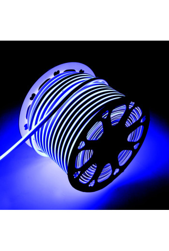 Manguera LED \"Neon Flex\" 6W 6000ºK 220VAC 8x16mm Simple 120xSMD2835 6W/M x1M 30.000H [WR-NS-PVC-8x16S-OY-220-CW]