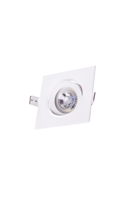 Foco Downlight LED 7W 630Lm 6000ºK Rectangular Basculante 30.000H [HO-DLPL-CUAD-7W-CW]