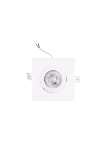 Foco Downlight LED 7W 630Lm 6000ºK Rectangular Basculante 30.000H [HO-DLPL-CUAD-7W-CW]