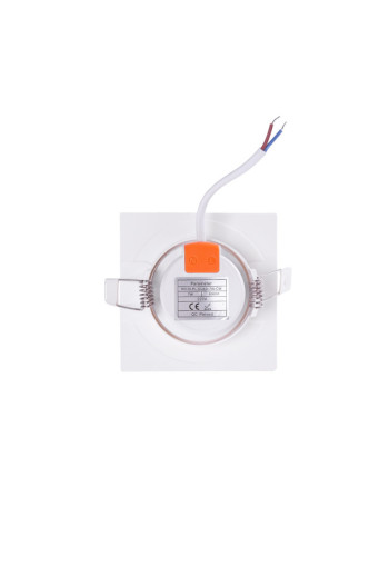 Foco Downlight LED 7W 630Lm 6000ºK Rectangular Basculante 30.000H [HO-DLPL-CUAD-7W-CW]