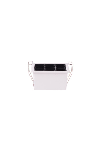 Foco Downlight LED 10W  765Lm 4200ºK Rectangular PRO SMD3030 30.000H [JW-10W-M-W]