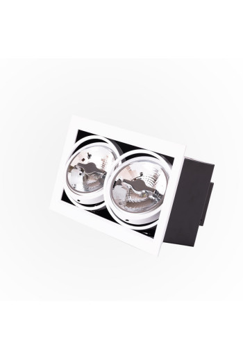 Foco Downlight Cardan LED 24W 2.400Lm 6000ºK CREE RA►90 30.000H [JW-CAR-LED-2x12W-CW]