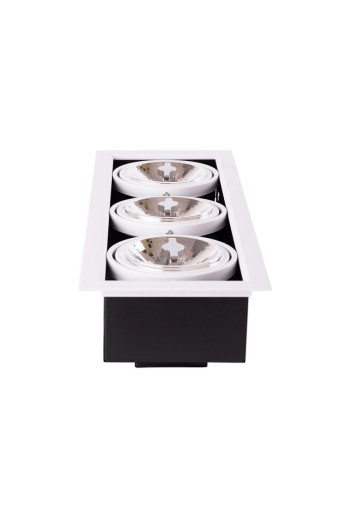 Foco Downlight Cardan LED 36W 3.600Lm 6000ºK CREE RA►90 30.000H [JW-CAR-LED-3x12W-CW]