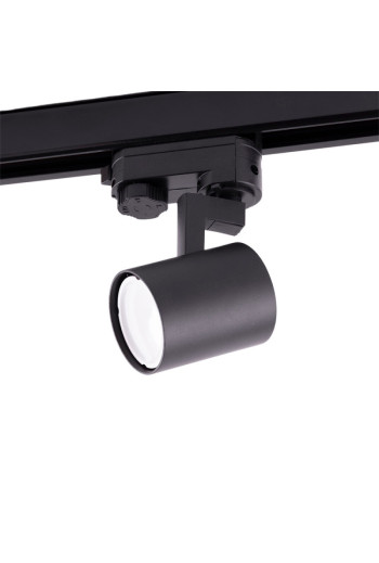 Foco Carril Trifásico \"Lumiastra\" 1xGU10 Negro