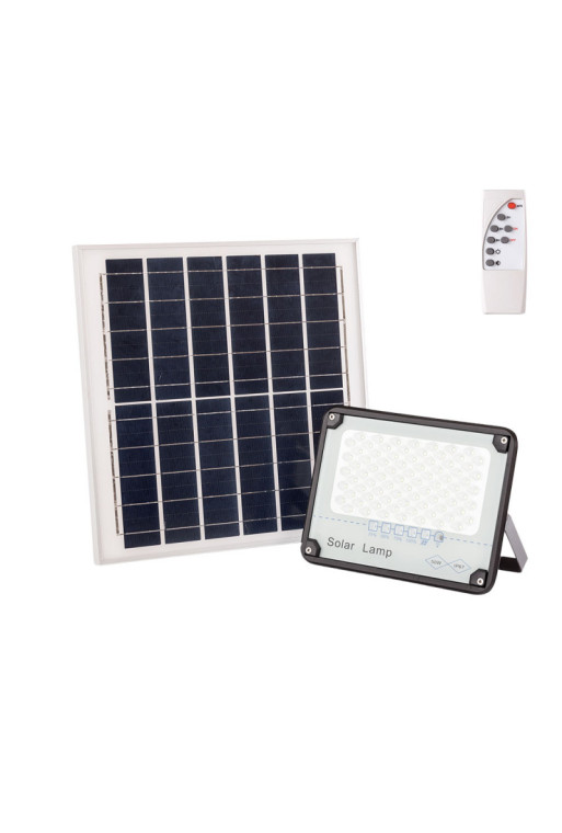 Foco Proyector LED Solar 50W Panel Solar/Batería [WR-MTX-50W-CW]